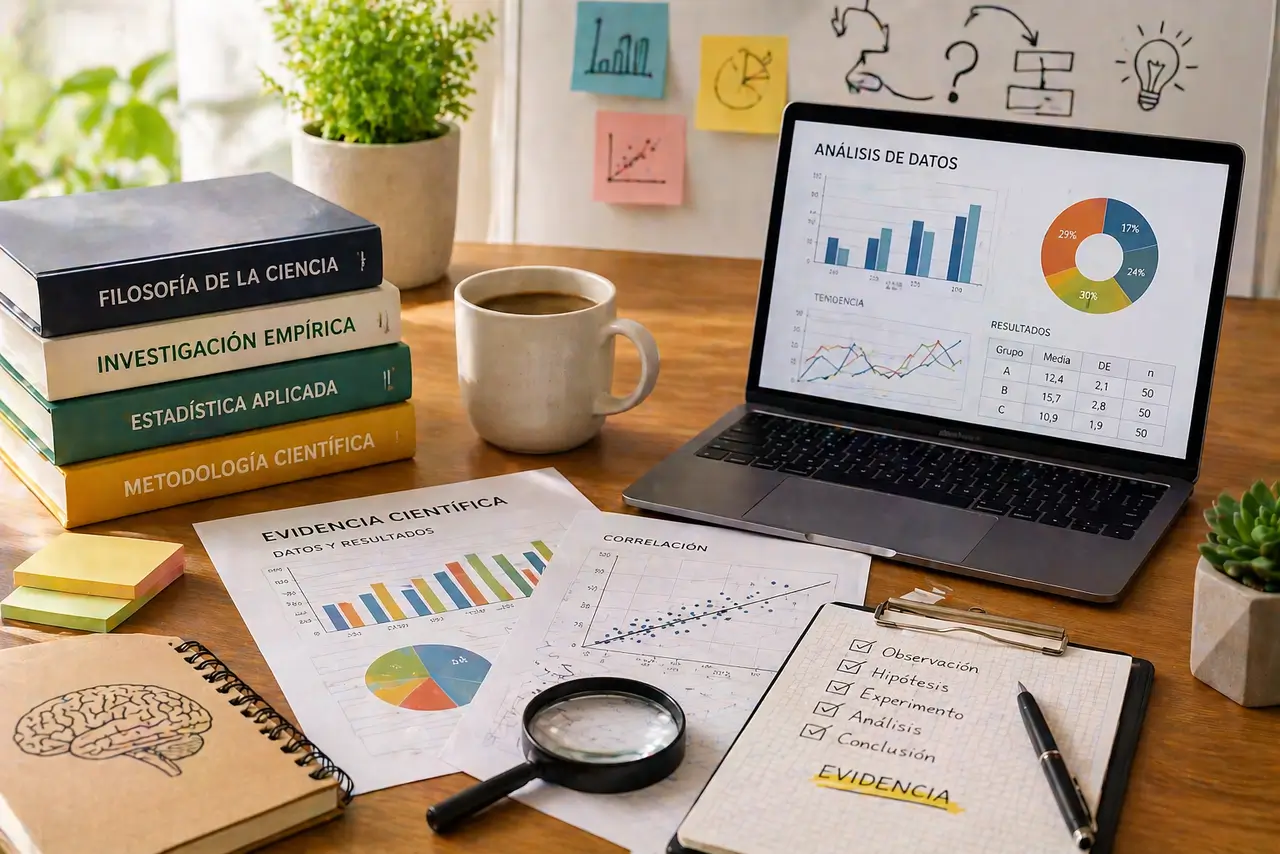 graficos y analisis de datos representando evidencia cientifica en investigacion empirica
