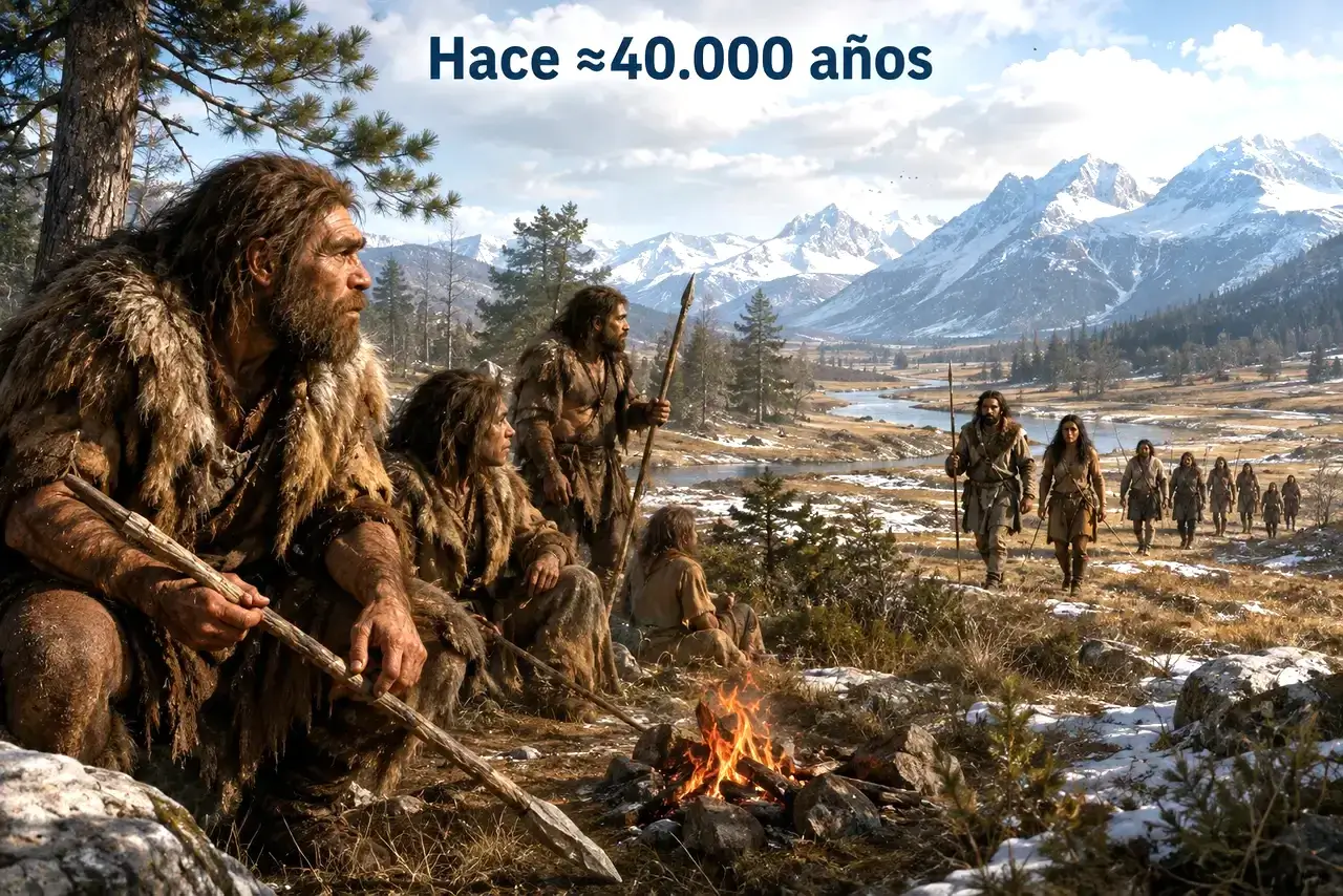 Neandertales y Homo sapiens compartiendo un paisaje europeo durante los últimos milenios de presencia neandertal